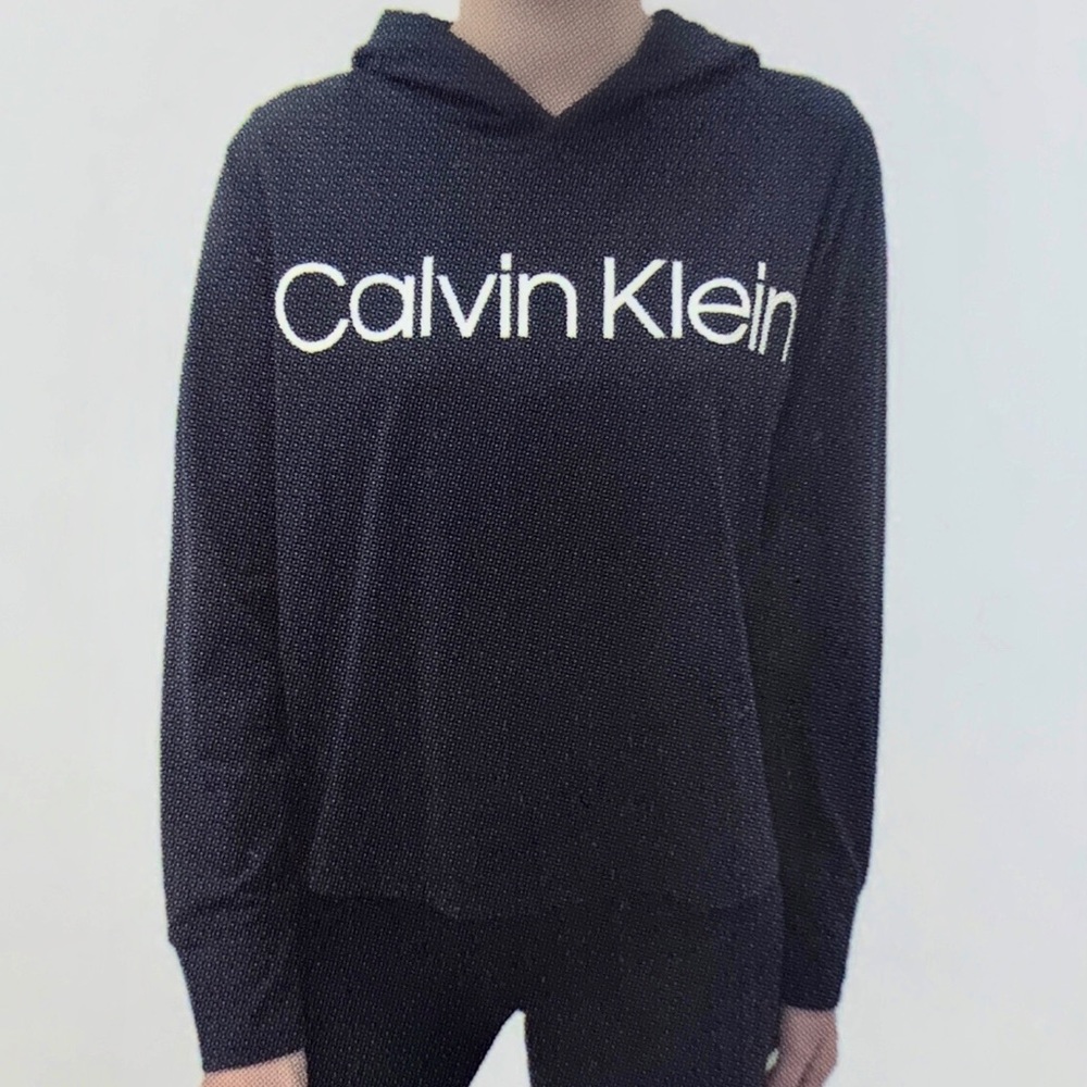 NWT Sz S, M CALVIN KLEIN Black Hoodie